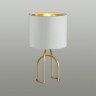 5660/1T MODERNI LN23 122 матовое золото, белый Настольная лампа E14 40W 220V STACY