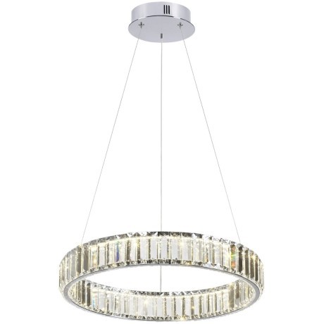 Люстра подвесная кольцевая хрустальная Odeon Light LED 30W 4000K 3570Лм VEKIA 4930/30L