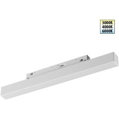 359616 Трековый светильник Novotech SHINO с переключ. цв. темпер. IP20 LED Ra90 Lm450 3000К\4000К\6000К 10W 48V FLUM