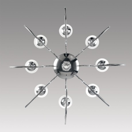 8032/8 CLASSI LN24 хром, металл/хрусталь Люстра подвесная Е14 8*40W 220V LAOKA