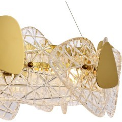 6582/6 NEOCLASSI LN24 золотой/прозрачный, золотой металл/стекло, металл Люстра подвесная E14 6*40W 220V QUEENY