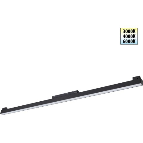 359621 Трековый светильник Novotech SHINO с переключ. цв. темпер. IP20 LED Ra90 Lm1350 3000К\4000К\6000К 30W 48V FLUM