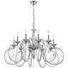 8032/10 CLASSI LN24 хром, металл/хрусталь Люстра подвесная Е14 10*40W 220V LAOKA