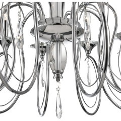 8032/10 CLASSI LN24 хром, металл/хрусталь Люстра подвесная Е14 10*40W 220V LAOKA