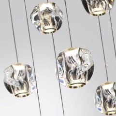 Люстра каскадная LED 120W 4000K 5500Лм Odeon Light JEMSTONE 5085/120L