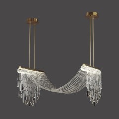 Люстра LED 48W 3000K 2239Лм Odeon Light AFINA 5420/48L