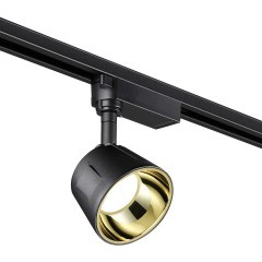 358728 PORT NT21 094 черный/золото Светильник трековый однофазный трехжильный IP20 LED 4000K 20W 100-265V KNOF