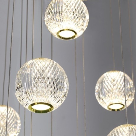 Люстра подвесная Odeon Light 5008/120L CRYSTAL светодиодная LED 120W