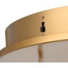 Odeon Light Parma 6672/30L Каскадный подвесной LED-светильник в стиле модерн, 30Вт, 2100Лм, CCT переключение цвет. температуры 3000/3500/4000К, CRI90, 220В, бронзовый металл и натуральный алебастр, высота 1886 мм, общий диаметр 300 мм, IP20