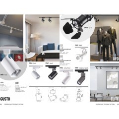 Трехжильный однофазный трековый светильник Novotech GUSTO 370552