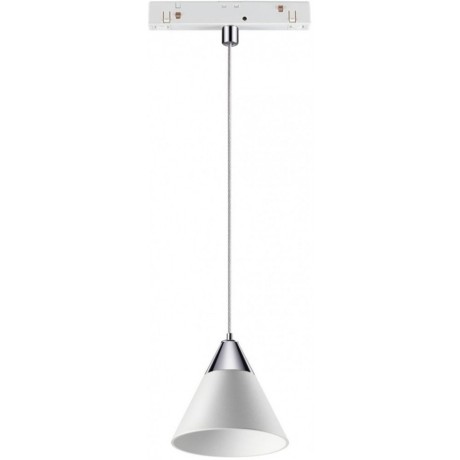 358406 Трековый светодиодный светильник Novotech Flum CRI90+ 4000К 800Лм 60° 10W