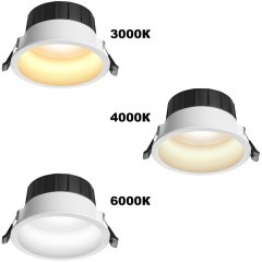 359557 Светильник Novotech встраиваемый с переключателем цв. температуры IP44 LED 30W 220-240V 3000К\4000К\6000К CLARA