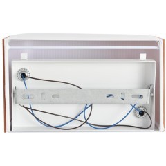 8329/2W Настенный светильник шириной 20см с текстильным плафоном кирпичного цвета под лампы E14 2*40W 220V Lumion GOFERA