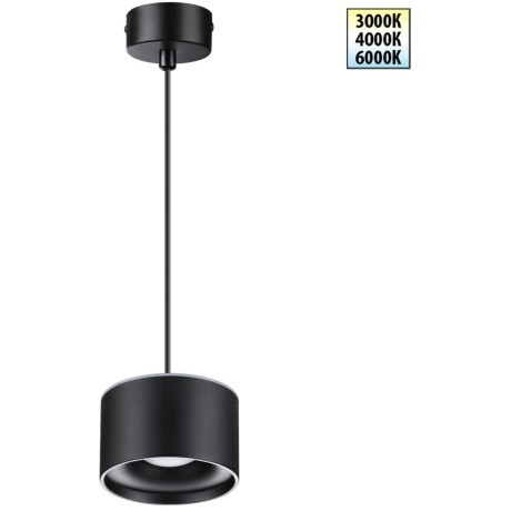 Подвесной светильник цилиндр Novotech 358968 Giro светодиодный LED 12W вниз + 3W вверхW