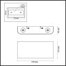 Настенный светильник светильник IP20 LED 4W 3000K 220V Odeon Light MAGNUM 7106/4WL