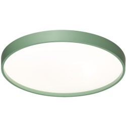 7743/DL COLOR SN Светильник светодиодный потолочный пластик/белый/зеленый LED 48Вт 3000-6000К D380 IP43 пульт ДУ MAVIC