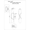 Odeon Light PARMA 6672/10WL Настенный LED-светильник в стиле модерн, 40Вт, 800Лм, CCT переключатель цветовой температуры на корпусе 3000/3500/4000К, CRI90, 220В, IP20, белый алебастр и бронзовый металл, высота 400 мм, ширина 82 мм, глубина 115 мм