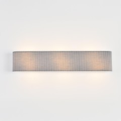 8328/6W Настенный светильник шириной 60см с серым текстильным плафоном под лампы E14 6*40W 220V Lumion GOFERA