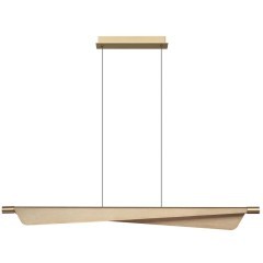 7017/24LB HIGHTECH Подвесной светильник c сенсорн. выкл (диммер яркости) металл/акрил латунь брашинг IP20 24W CRI 90 3000K 220V LINEA