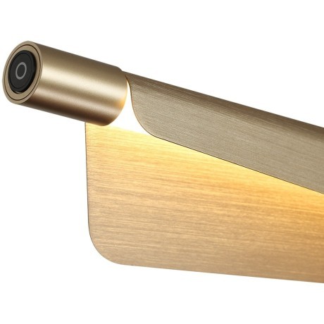 7017/24LB HIGHTECH Подвесной светильник c сенсорн. выкл (диммер яркости) металл/акрил латунь брашинг IP20 24W CRI 90 3000K 220V LINEA