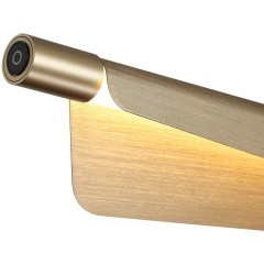 7017/24LB HIGHTECH Подвесной светильник c сенсорн. выкл (диммер яркости) металл/акрил латунь брашинг IP20 24W CRI 90 3000K 220V LINEA