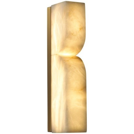 6685/10WL L-VISION ODL24 121 Настенный светильник латунь/металл/алебастр IP20 LED 10W 3000/4000 MARBELLA