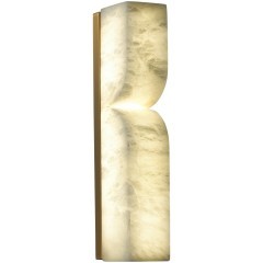 6685/10WL L-VISION ODL24 121 Настенный светильник латунь/металл/алебастр IP20 LED 10W 3000/4000 MARBELLA