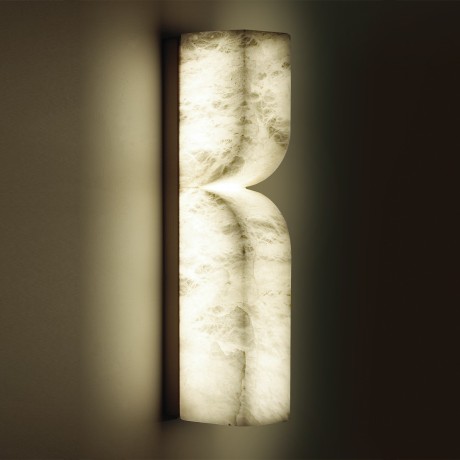 6685/10WL L-VISION ODL24 121 Настенный светильник латунь/металл/алебастр IP20 LED 10W 3000/4000 MARBELLA