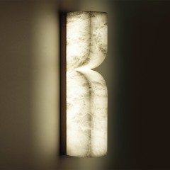 6685/10WL L-VISION ODL24 121 Настенный светильник латунь/металл/алебастр IP20 LED 10W 3000/4000 MARBELLA