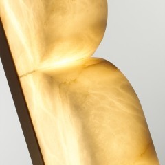 6685/10WL L-VISION ODL24 121 Настенный светильник латунь/металл/алебастр IP20 LED 10W 3000/4000 MARBELLA