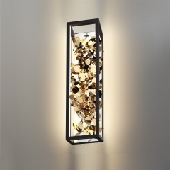 5065/17WL L-VISION ODL24 393 черный/золото/металл/металл Настенный светильник LED 1*17W 4000K BILD