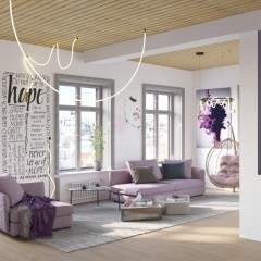 Настенный светильник на гибкой ножке Odeon Light 4397/30CL Corda светодиодный LED 1*30W