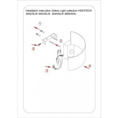Бра Odeon Light 3544/5LW BOCCOLO светодиодная LED 5W