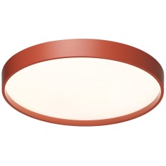 7744/DL COLOR SN Светильник светодиодный потолочный пластик/белый/красный LED 48Вт 3000-6000К D380 IP43 пульт ДУ MAVIC