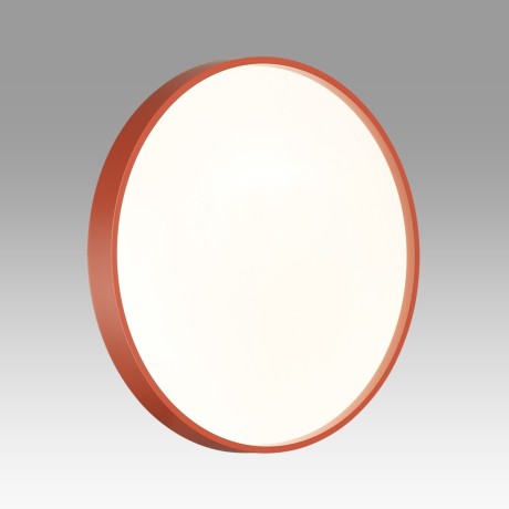 7744/DL COLOR SN Светильник светодиодный потолочный пластик/белый/красный LED 48Вт 3000-6000К D380 IP43 пульт ДУ MAVIC