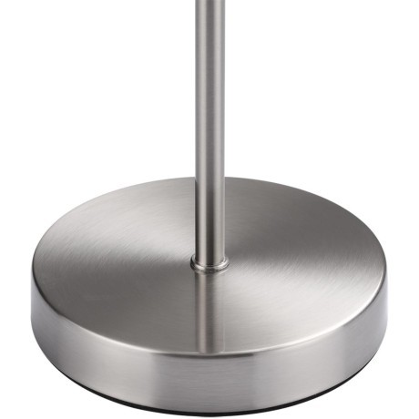 8251/1T MODERNI LN25 000  никель/серый, металл/текстиль Настольная лампа Е27 60W 220V NIKKI