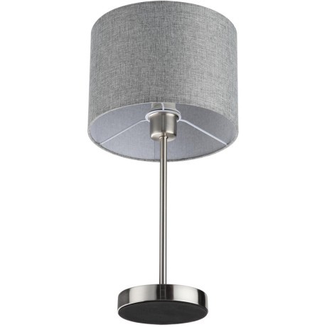 8251/1T MODERNI LN25 000  никель/серый, металл/текстиль Настольная лампа Е27 60W 220V NIKKI