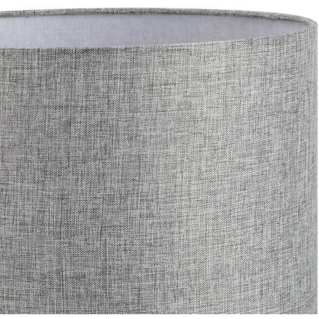 8251/1T MODERNI LN25 000  никель/серый, металл/текстиль Настольная лампа Е27 60W 220V NIKKI