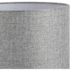 8251/1T MODERNI LN25 000  никель/серый, металл/текстиль Настольная лампа Е27 60W 220V NIKKI