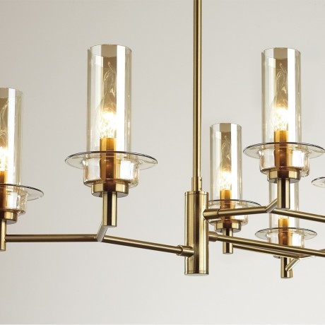 Люстра потолочная E14 Lumion MADONNA 6554/8C