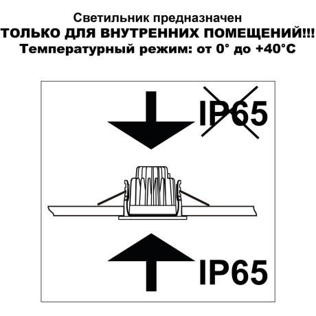 Светильник встраиваемый с переключателем цветовой температуры IP65 LED 20W 3000К\4000К\6000К Novotech LANG 359429
