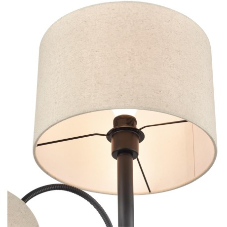 Торшер Е27 + Е14 Lumion KAYA 8042/2F