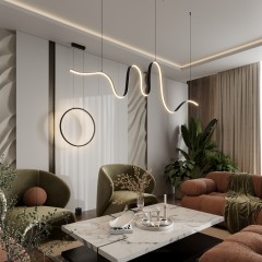 Подвесной светильник LED 3000K Odeon Light NASTRO 7025/52L