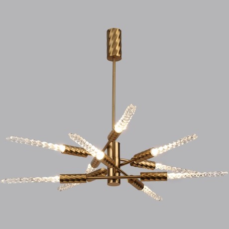 Люстра LED 28W (10*2.8W) 3000K 1260Лм Odeon Light KOLOS 5449/28L