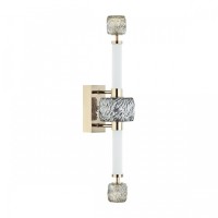 5426/28WL L-VISION ODL_EX24 21 золотой/белый/дымчатый/коньячный/металл/стекло/акрил Бра LED 28W 3000K KLIFF