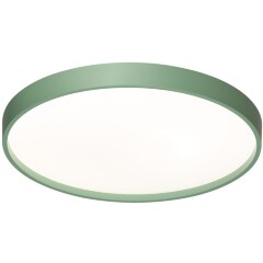 7743/EL COLOR SN Светильник светодиодный потолочный пластик/белый/зеленый LED 70Вт 3000-6000К D480 IP43 пульт ДУ MAVIC