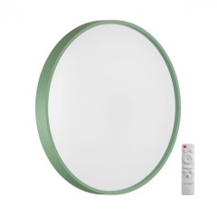 7743/EL COLOR SN Светильник светодиодный потолочный пластик/белый/зеленый LED 70Вт 3000-6000К D480 IP43 пульт ДУ MAVIC