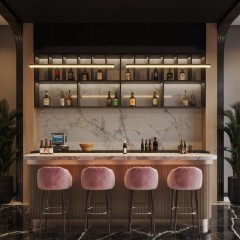 359712 Линейный подвесной светодиодный черный Smart светильник (для упр. Алисой треб. шлюз 359392) 30W 1900Лм 1800-4000К CRI90 Novotech MONILE