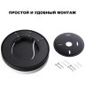 Novotech OPAL STREET 359730 Уличный круглый настенно-потолочный LED-светильник, перекл. мощности 20/25/30Вт 3140Лм, CCT перекл. цветовой температуры 2700/3200/4000К, CRI90, 220В, IP65, черный поликарбонат и белый рассеиватель, диаметр 264 мм, высота 45 мм