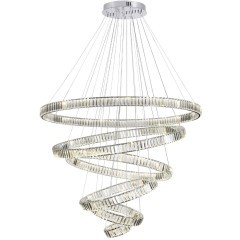 Люстра подвесная кольцевая хрустальная Odeon Light LED 260W 4000K 30600Лм VEKIA 4930/260L